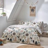 Peter Rabbit™ Scandi Woods Double Duvet Cover Set, Brushed Cotton, Natural