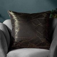 Wylder Tropics Seymour Polyester Filled Cushion, Black, Square