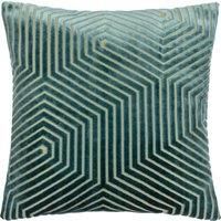 Paoletti Evoke Polyester Filled Cushion Teal