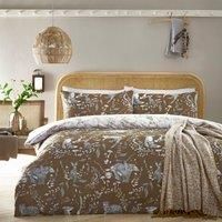 furn. Buckthorn Super King Duvet Set Amber, Orange