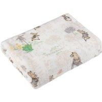 Peter Rabbit TM Classic Printed Fleece Throw, Multicolour, 130 x 150cm