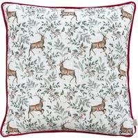Evans Lichfield Festive Reindeer Polyester Filled Cushion