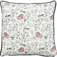 Evans Lichfield Festive Robin Polyester Filled Cushion