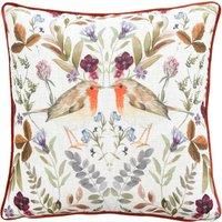 Evans Lichfield Mirrored Robin Polyester Filled Cushion