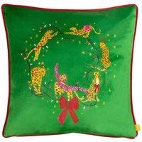furn. Purrfect Leaping Leopards Polyester Filled Cushion