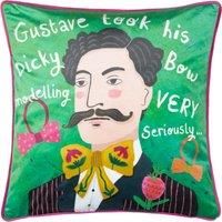 Kate Merritt Gustave Illustrated Polyester Filled Cushion
