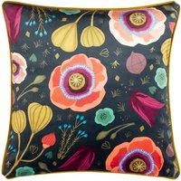 Kate Merritt Bright Blooms Polyester Filled Cushion