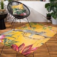 Wylder Tropics Leopard Printed Outdoor/Indoor Rug