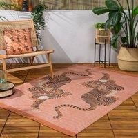 Furn Tibetan Tiger Printed Outdoor/Indoor Rug