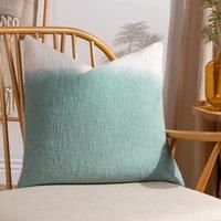 furn. Mizu Square Polyester Filled Cushion, Eucalyptus, 50 x 50cm