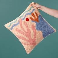 Heya Home Corals Polyester Filled Cushion,Just Peachy,45 x 45cm