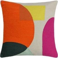 furn. Anjo Polyester Filled Cushion,Natural/Multicolour,45 x 45cm