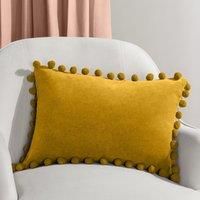 furn. Rectangular Polyester Filled Cushion,Ochre,30 x 50cm
