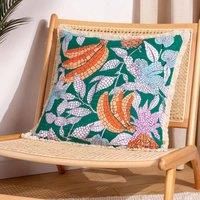 furn. Cypressa Polyester Filled Cushion,Teal,50 x 50cm