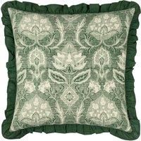 Paoletti Kirkton Polyester Filled Cushion,Bottle Green,50 x 50cm