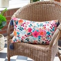 Wylder Posies Polyester Filled Cushion,Multicolour/Blue,30 x 50cm