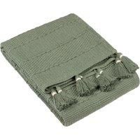 Yard Caliche Textured Tasselled Throw