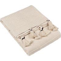 Yard Caliche Textured Tasselled Throw