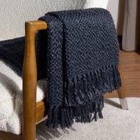 Hoem Morni Woven Fringed Throw,130 x 180cm