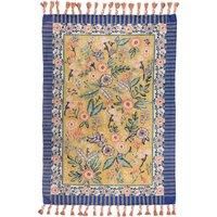 Wylder Rosa Tasselled Indoor Rug, Multicolour/Blue, 120 x 180cm
