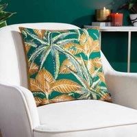 Wylder Tropics Ebon Wilds Jahi Polyester Filled Cushion,43 x 43cm
