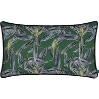 Wylder Tropics Ebon Wilds Nkiru Polyester Filled Cushion,Green,30 x 50cm