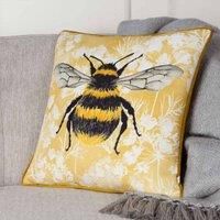 Wylder Nature Manor Bee Polyester Filled Cushion