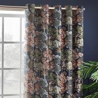 Furn Woodlands 168X229 Eyelet Curtains Green