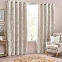 Wylder Nature Sophia Floral Jacquard Eyelet Curtains