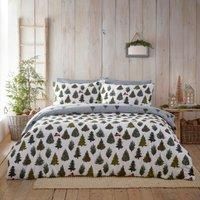 furn. Evergreen Single Duvet Set Pine Green