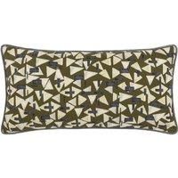 Hoem City Geometric Piped Filled Cushion