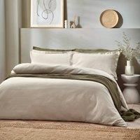 Yard Waffle Textured Super King Duvet Cover Set