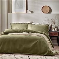 Yard Waffle Textured Super King Duvet Cover Set