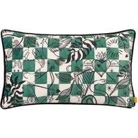 furn. Mythos Velvet Piped Polyester Filled Cushion