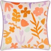 furn. Amelie Doodles Floral Velvet Polyester Filled Cushion