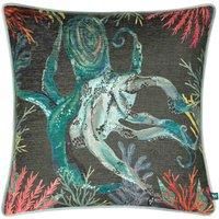 Wylder Tropics Abyss Octopus Chenille Polyester Filled Cushion