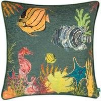 Wylder Tropics Abyss Under The Sea Chenille Polyester Filled Cushion