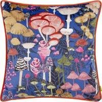 furn. Amanita Velvet Piped Polyester Filled Cushion
