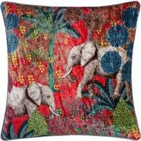 Wylder Tropics Mariella Velvet Piped Polyester Filled Cushion