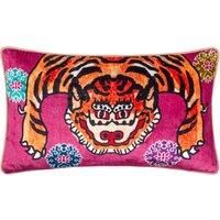 furn. Year Of The Tiger Velvet Polyester Filled Cushion