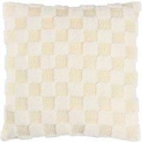 Heya Home Check It Boucle Fleece Polyester Filled Cushion