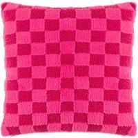 Heya Home Check It Boucle Fleece Polyester Filled Cushion