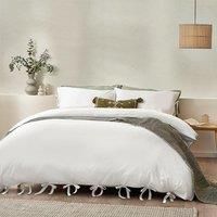 Yard Mallow Bow Tie 100% Cotton Duvet Cover Set
