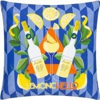 furn. Limoncello Abstract Polyester Filled Outdoor Cushion