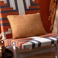 Yard Cove Ribbed Cotton Cushion Cover