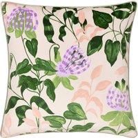 Wylder Nature Passiflora Velvet Piped Polyester Filled Cushion