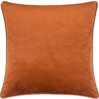 Opulence Soft Velvet Filled Cushion 55cm x 55cm Ginger