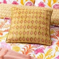 furn. Alentejo Geometric Piped Polyester Filled Cushion