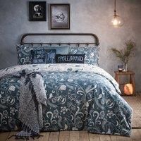 furn. Spellbound 100% Brushed Cotton Duvet Cover Set, Stormy Grey