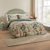 Wylder Nature Wallflower Botanical Duvet Cover Set, Celadon Green
